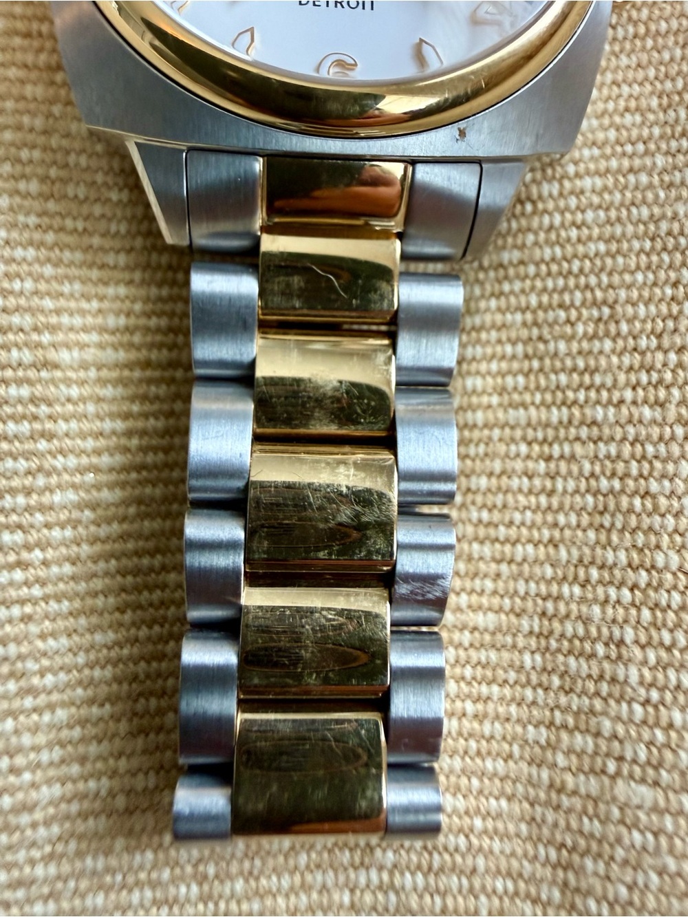 Shinola Two-Tone Stainless Steel Women's Watch - Gold & Silver Brakeman watch - Picture 3 of 7